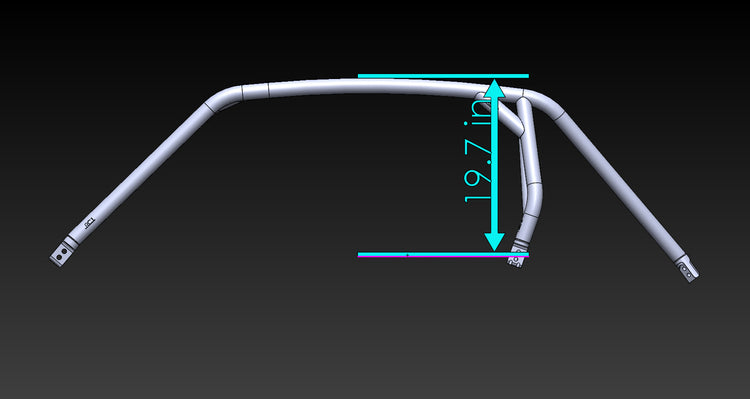 RZR XP 2 Seat Radius Cage Kit