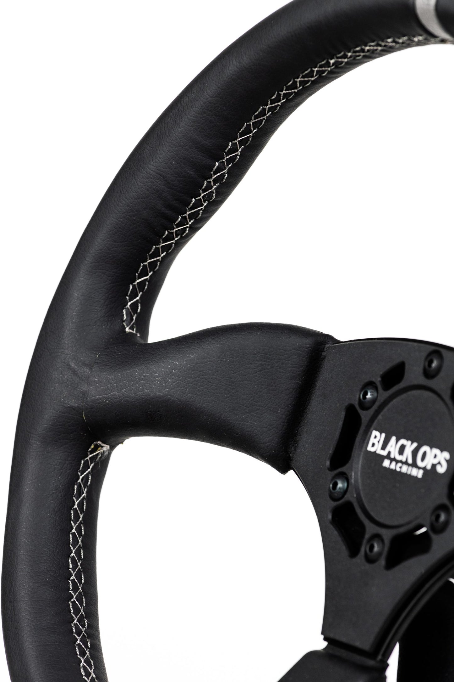 Black Ops Steering Wheel - Leather